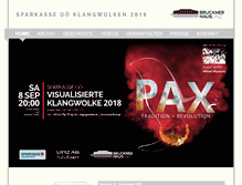 Tablet Screenshot of klangwolke.at
